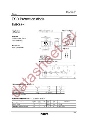 EMZC6.8NTL datasheet  